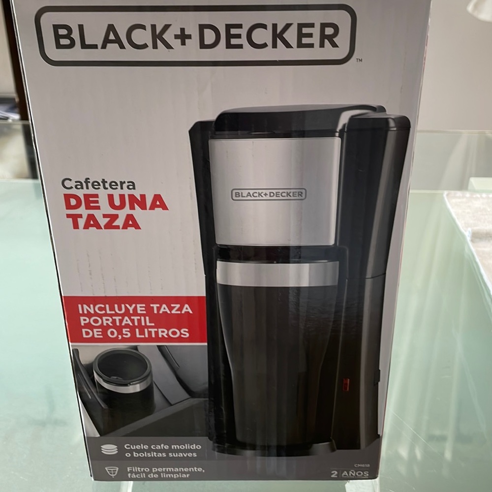 Black Decker single serve coffee Maker